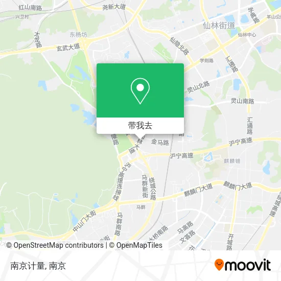 南京计量地图