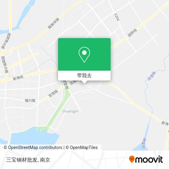 三宝钢材批发地图