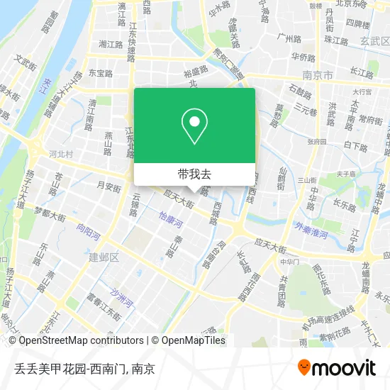 丢丢美甲花园-西南门地图