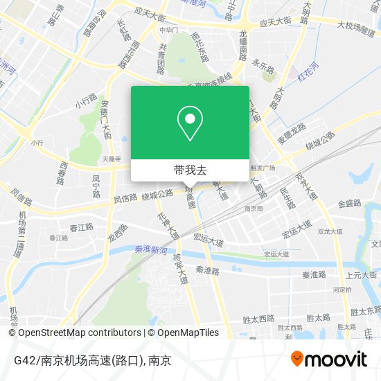 G42/南京机场高速(路口)地图