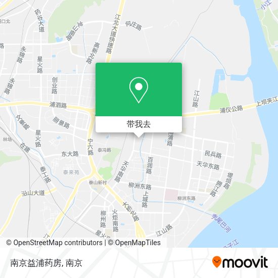 南京益浦药房地图