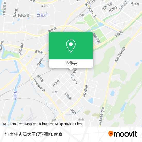 淮南牛肉汤大王(万福路)地图
