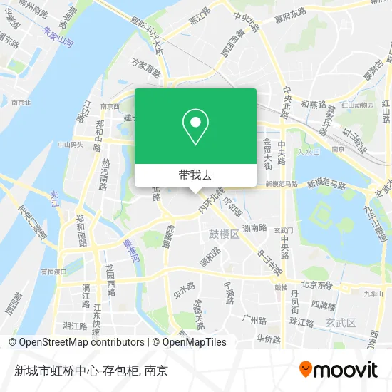 新城市虹桥中心-存包柜地图