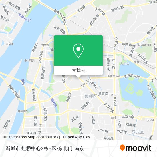 新城市·虹桥中心2栋B区-东北门地图