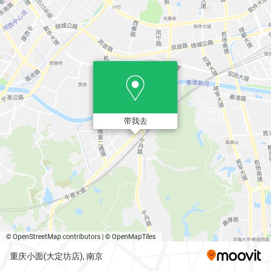 重庆小面(大定坊店)地图