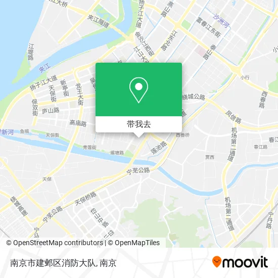 南京市建邺区消防大队地图
