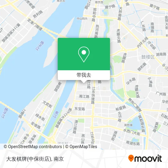 大发棋牌(中保街店)地图