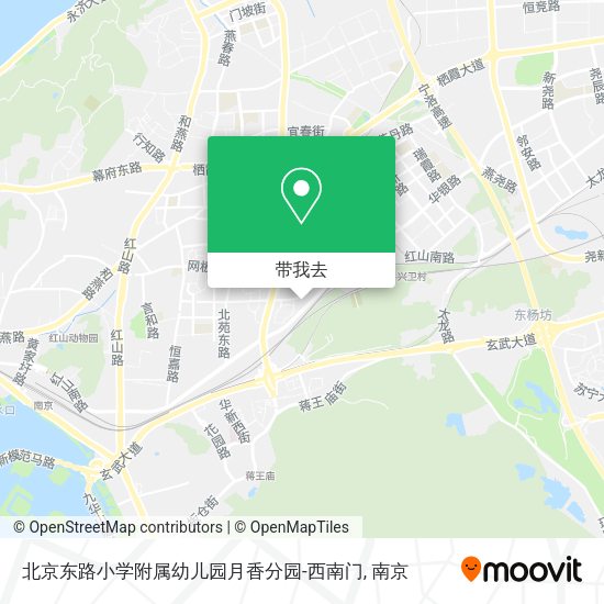 北京东路小学附属幼儿园月香分园-西南门地图