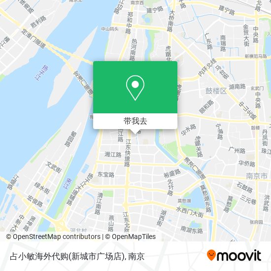 占小敏海外代购(新城市广场店)地图