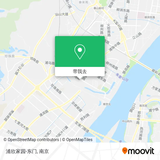浦欣家园-东门地图