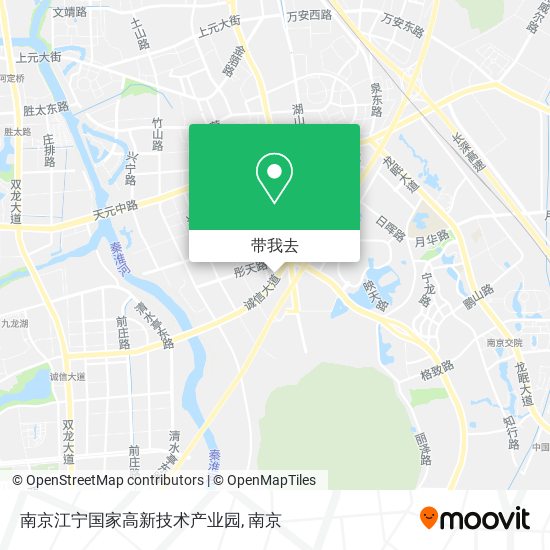 南京江宁国家高新技术产业园地图
