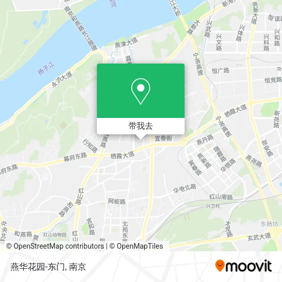 燕华花园-东门地图