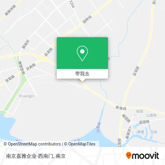 南京嘉雅企业-西南门地图