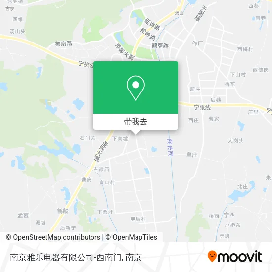 南京雅乐电器有限公司-西南门地图