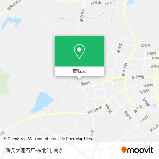 陶吴大理石厂-东北门地图