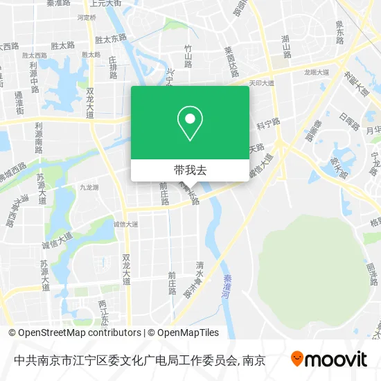 中共南京市江宁区委文化广电局工作委员会地图