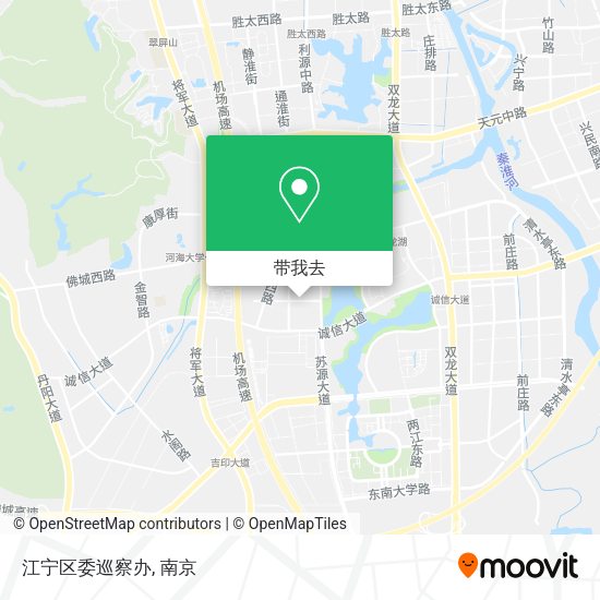江宁区委巡察办地图