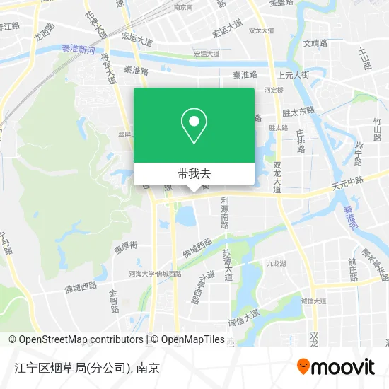 江宁区烟草局(分公司)地图