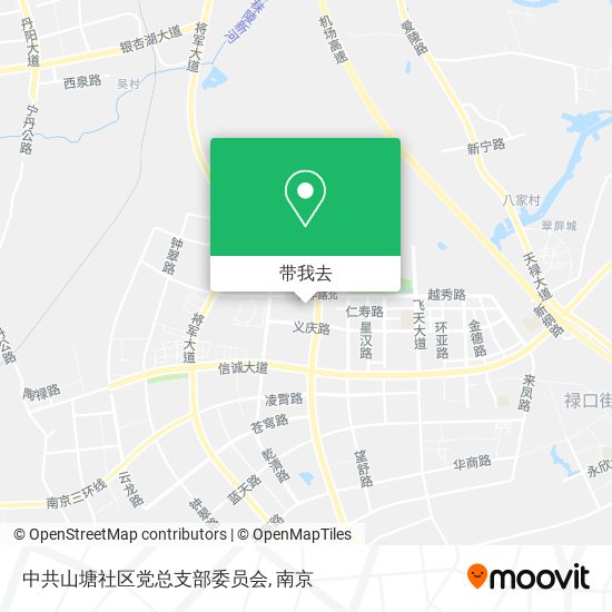 中共山塘社区党总支部委员会地图