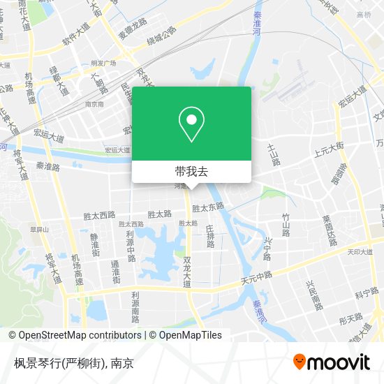 枫景琴行(严柳街)地图