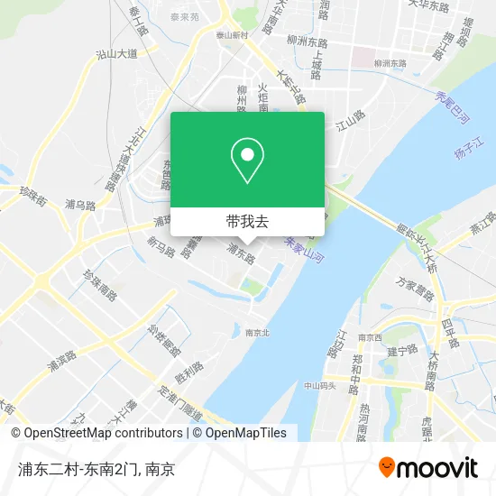 浦东二村-东南2门地图