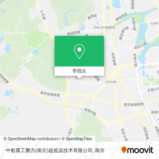 中船重工鹏力(南京)超低温技术有限公司地图