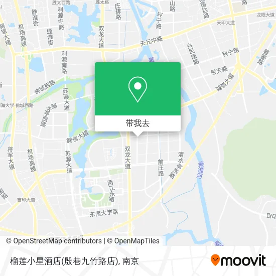 榴莲小星酒店(殷巷九竹路店)地图