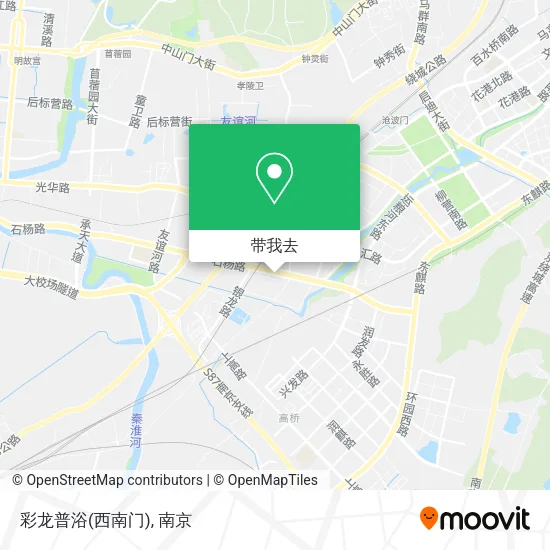 彩龙普浴(西南门)地图