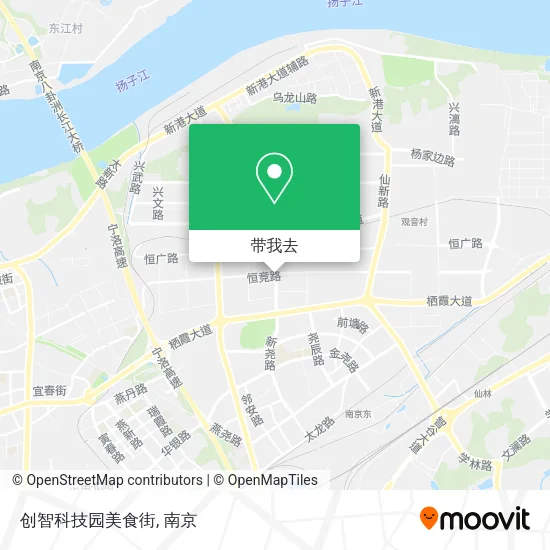 创智科技园美食街地图