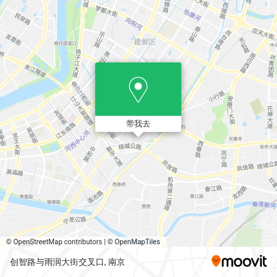创智路与雨润大街交叉口地图