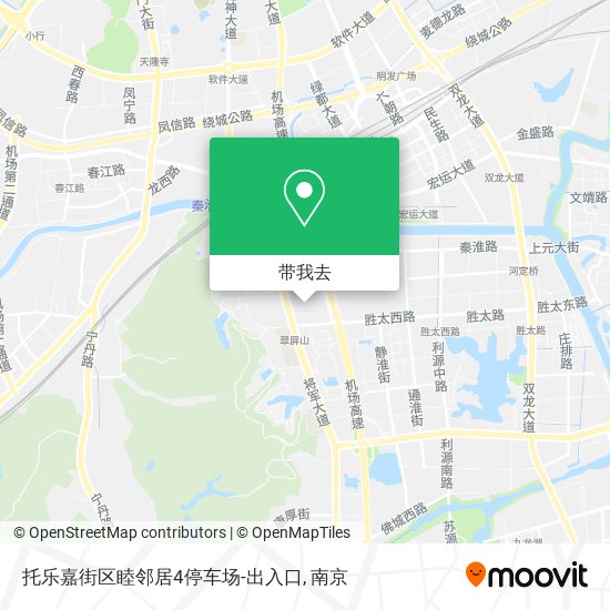 托乐嘉街区睦邻居4停车场-出入口地图