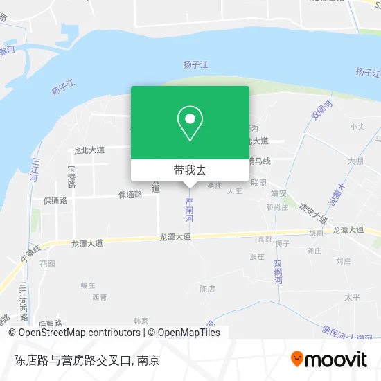 陈店路与营房路交叉口地图