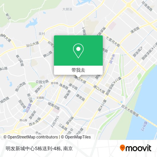 明发新城中心5栋送到-4栋地图