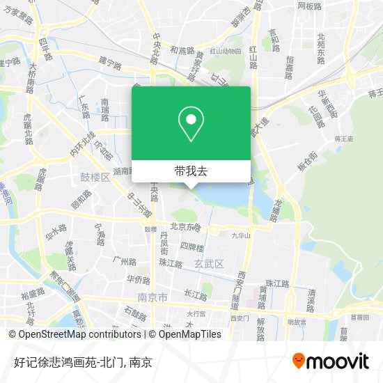 好记徐悲鸿画苑-北门地图