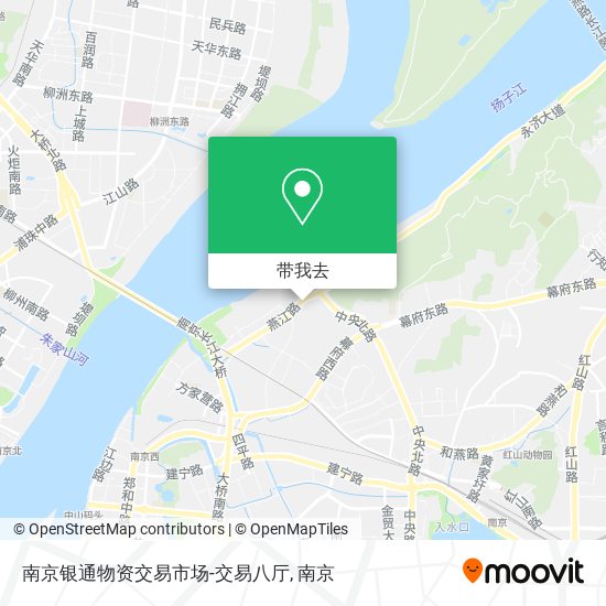 南京银通物资交易市场-交易八厅地图