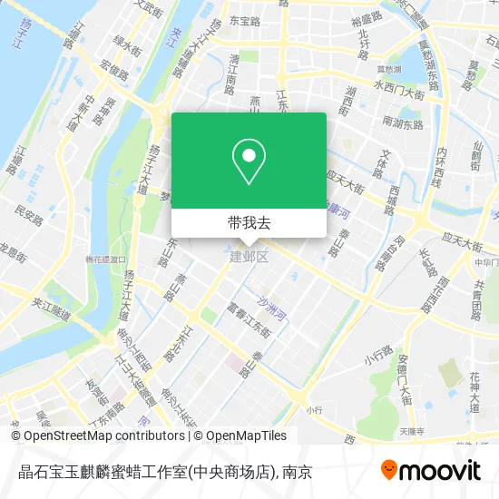 晶石宝玉麒麟蜜蜡工作室(中央商场店)地图