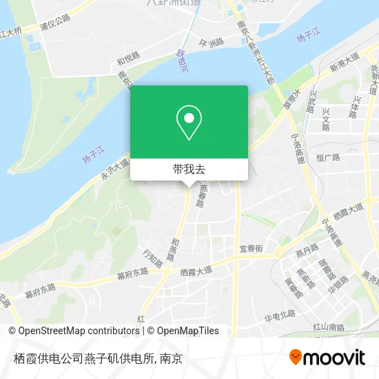 栖霞供电公司燕子矶供电所地图