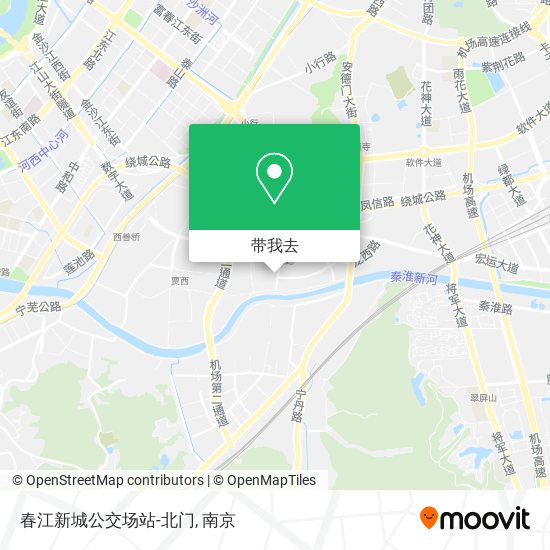 春江新城公交场站-北门地图