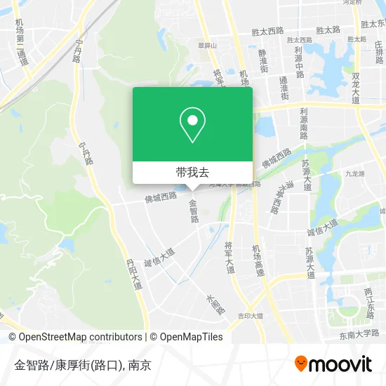 金智路/康厚街(路口)地图