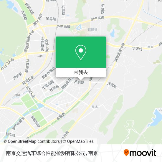 南京交运汽车综合性能检测有限公司地图