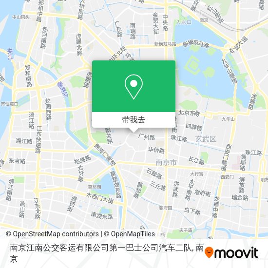 南京江南公交客运有限公司第一巴士公司汽车二队地图