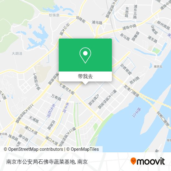 南京市公安局石佛寺蔬菜基地地图