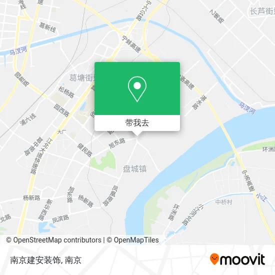南京建安装饰地图