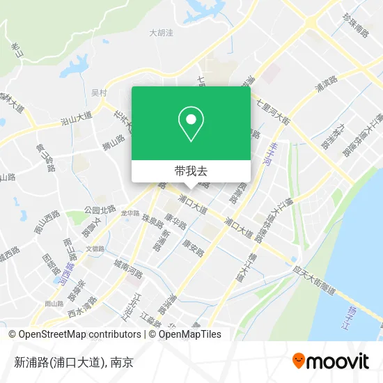 新浦路(浦口大道)地图