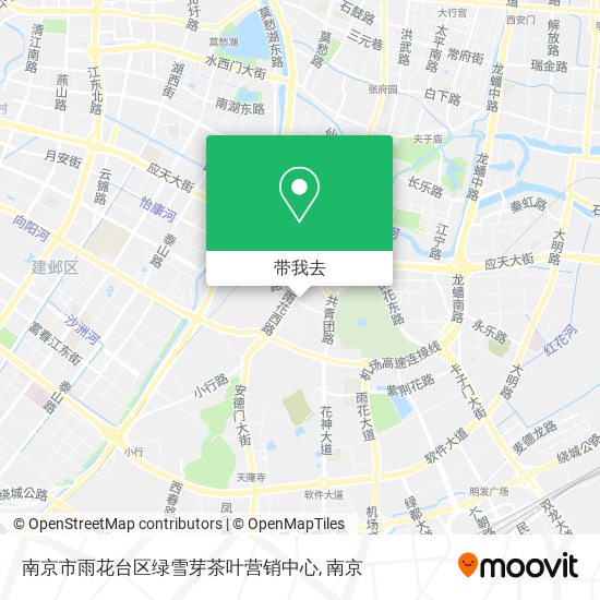 南京市雨花台区绿雪芽茶叶营销中心地图