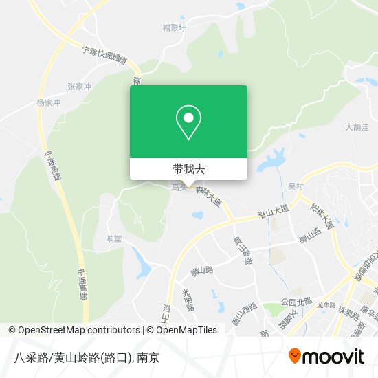 八采路/黄山岭路(路口)地图