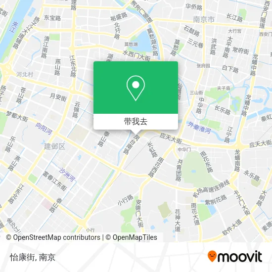 怡康街地图
