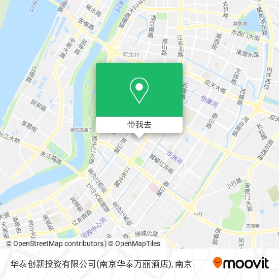 华泰创新投资有限公司(南京华泰万丽酒店)地图