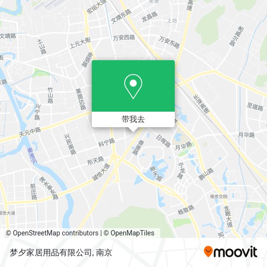 梦夕家居用品有限公司地图