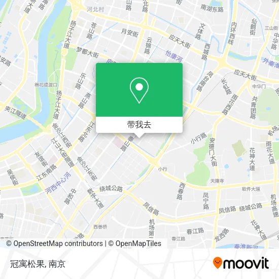 冠寓松果地图